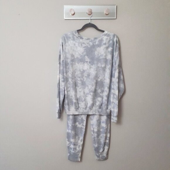 NWT YFB tie dye sweatshirt & sweatpants coordinated loungewear set, L - Picture 8 of 14